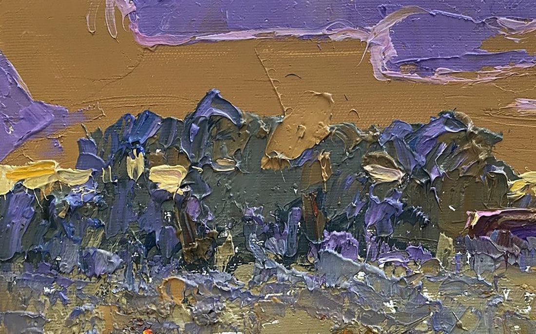 Oil painting In the steppes Alex Kalenyuk - 4