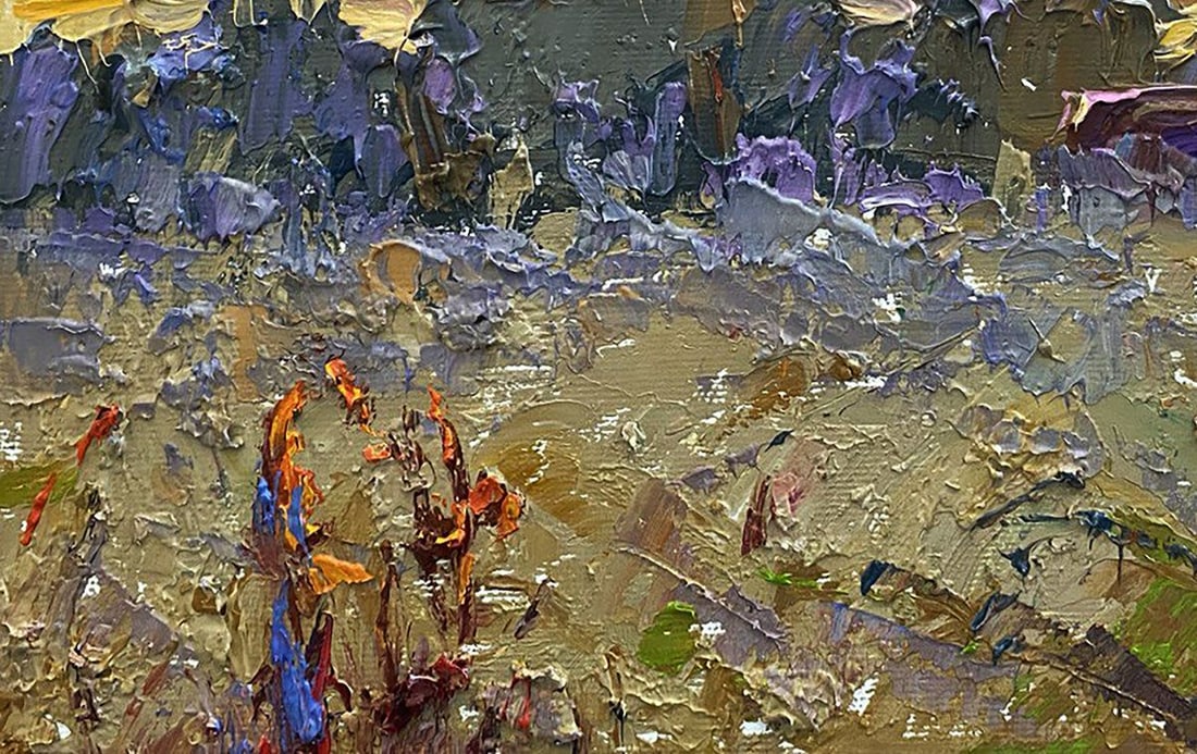 Oil painting In the steppes Alex Kalenyuk - 6
