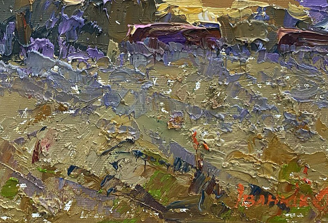 Oil painting In the steppes Alex Kalenyuk - 7