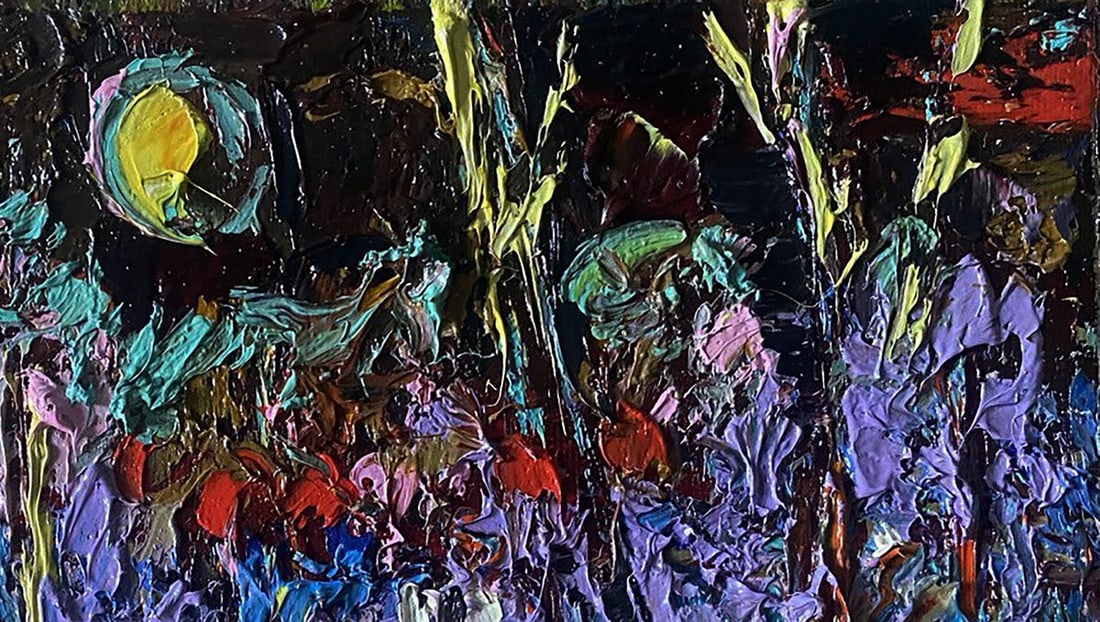 Oil painting Moonlit night Alex Kalenyuk - 5