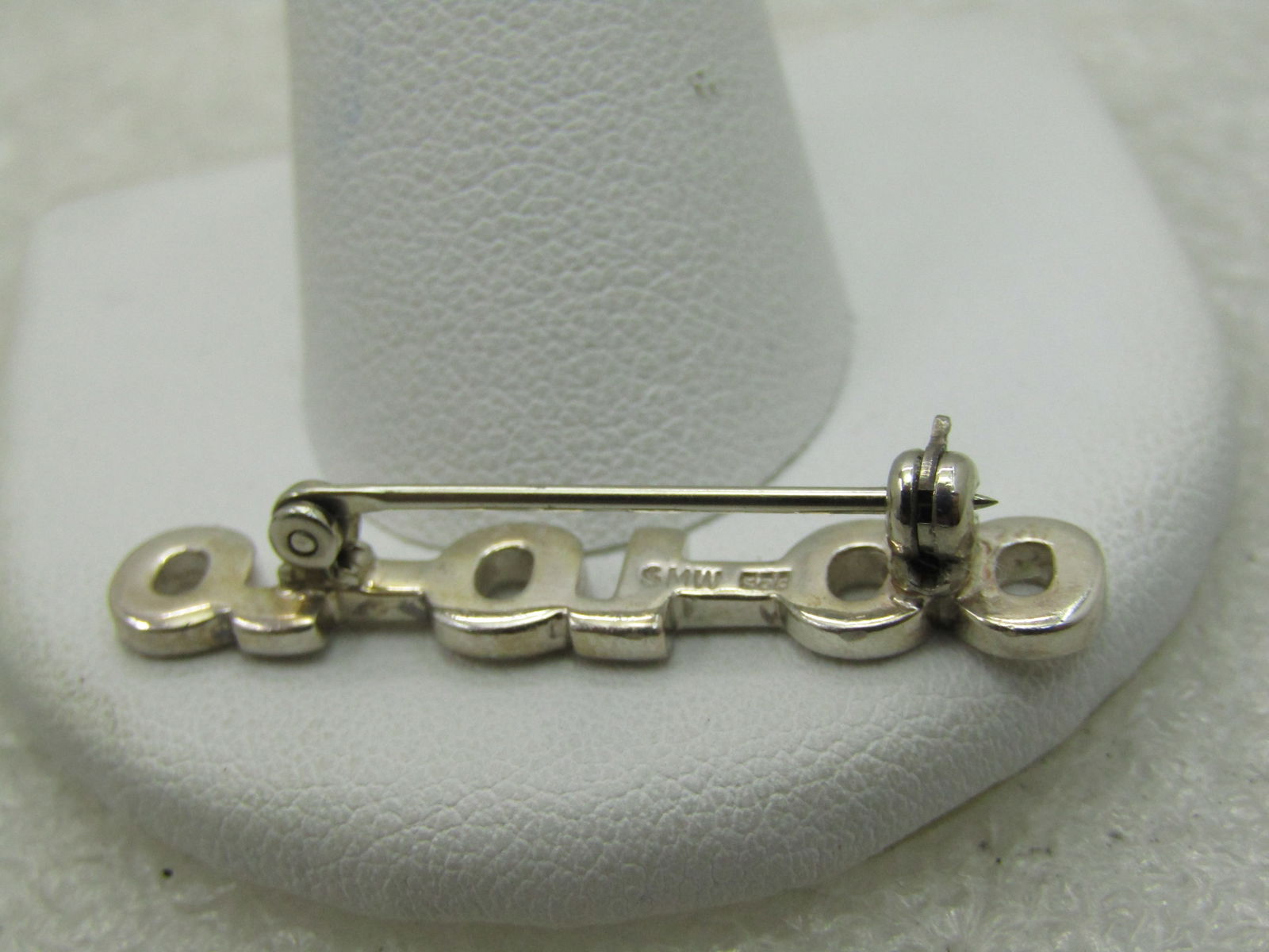 Vintage Sterling Silver 01-01-00 Brooch, 2.83 gr., 1-3/8"-LEB - 3
