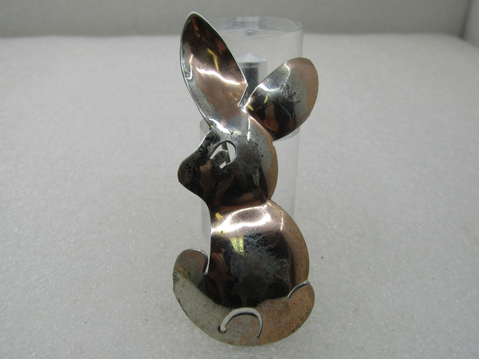 Vintage Sterling Silver Rabbit Brooch, 1960's, 2.75" - 4
