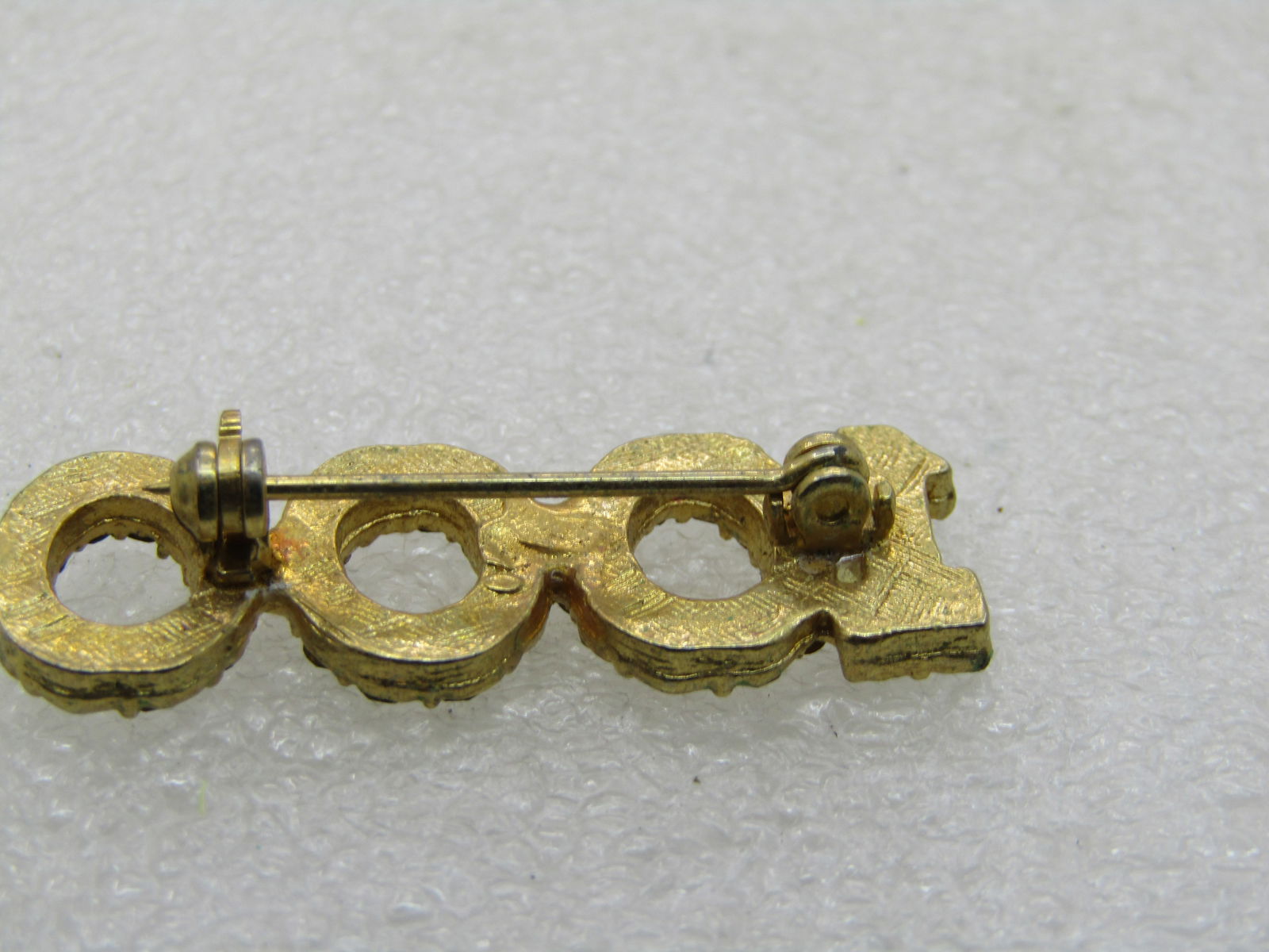 Vintage Rhinestone 1000 Brooch, 1.5" - 5