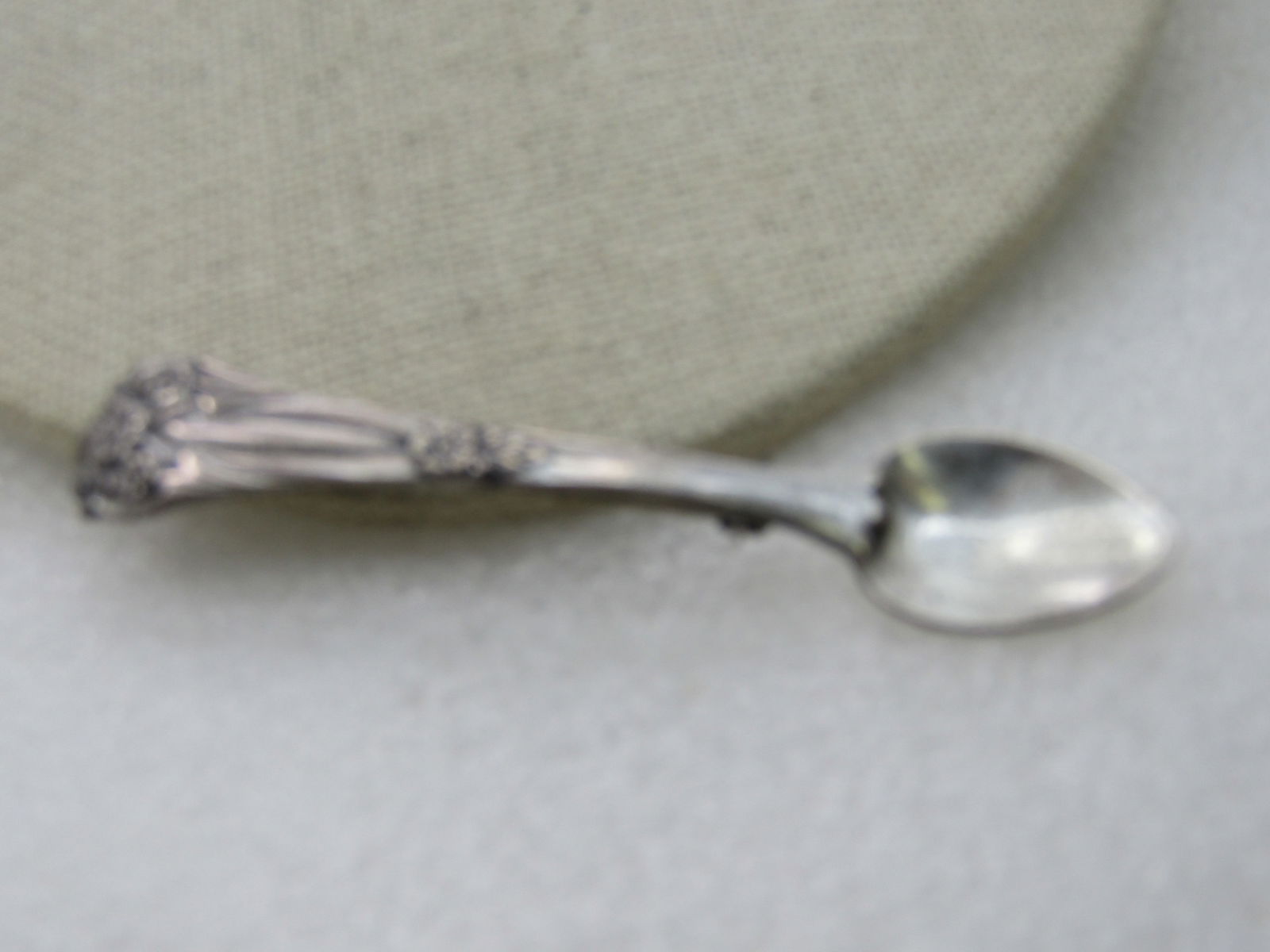 Vintage Coro Pegasus Sterling Floral Spoon Brooch, Mid-Century - 4