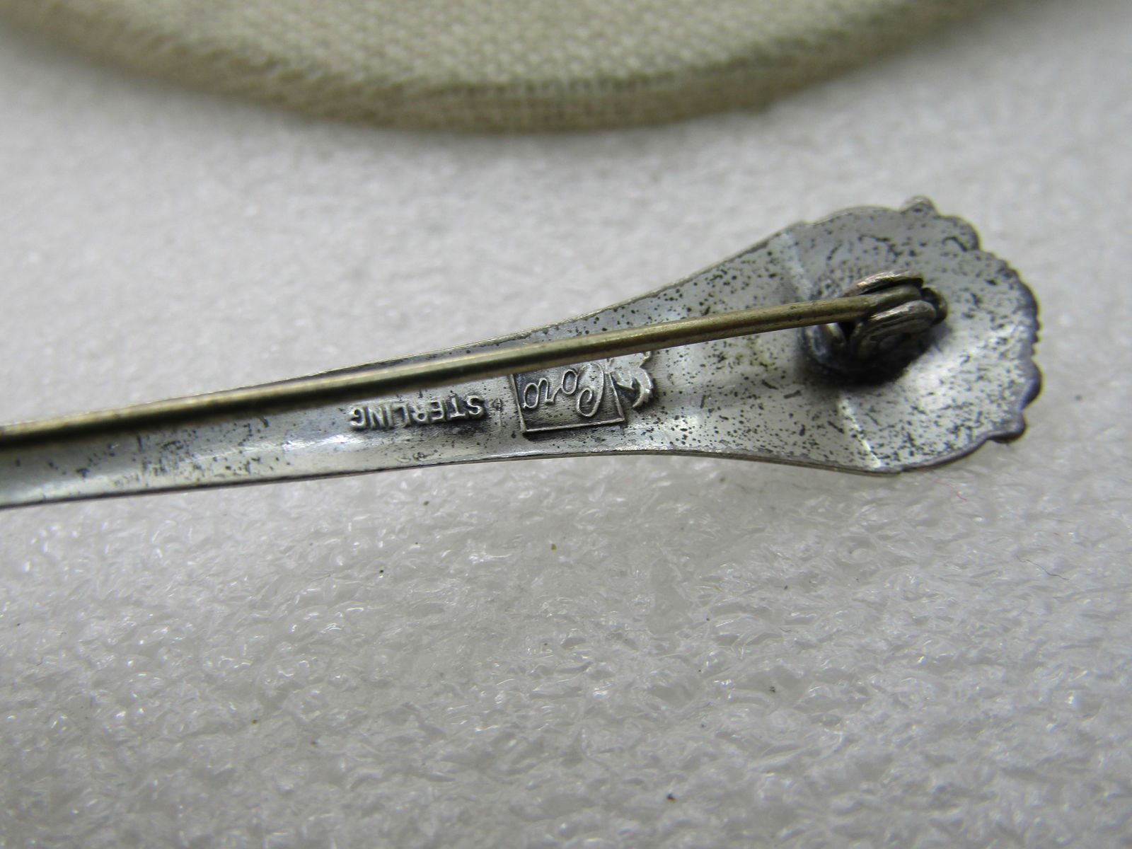 Vintage Coro Pegasus Sterling Floral Spoon Brooch, Mid-Century - 5