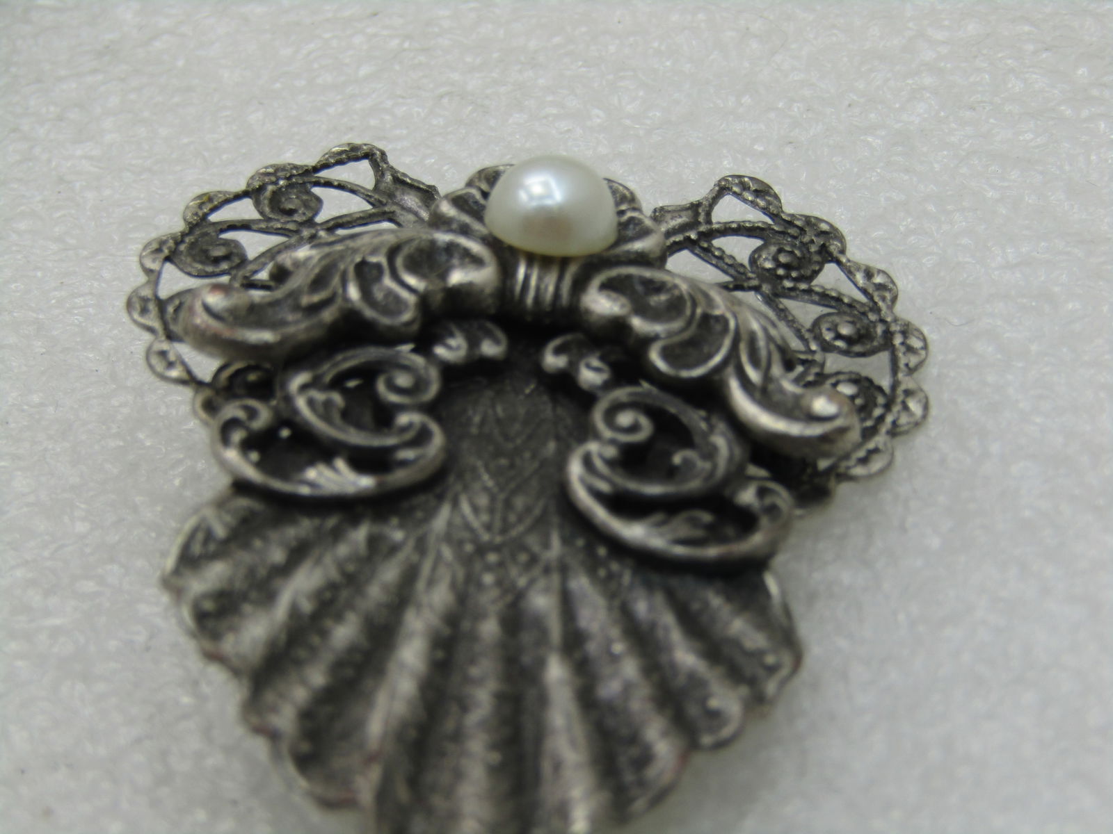 Vintage 1997 Jane Victorian Angel Brooch, 2" - 5