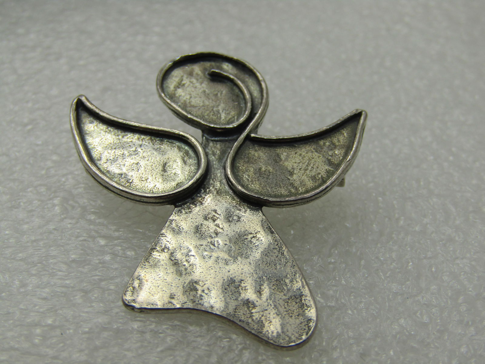 Silpada Sterling Silver Angel Brooch Pendant, Watch Over Me, 1.5" - 5