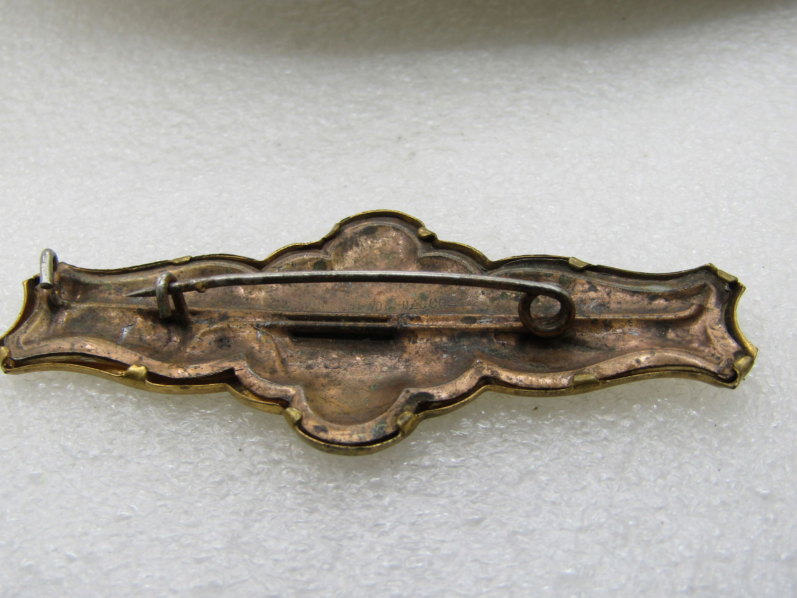Victorian Eagle Banner Brooch, C-Clasp, 2.75" , 1890's - 6