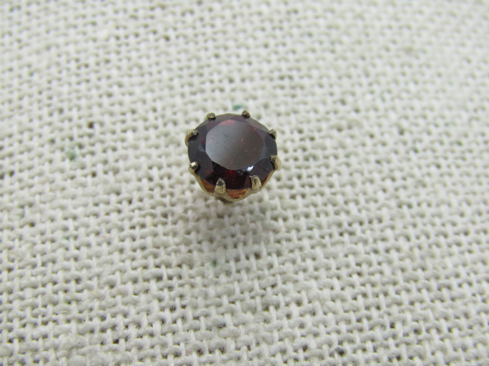 3 Pins/Tacs, Inlaid Butterfly, Piano, Red Stud, Gold Tone, 1960's-1980's - 6