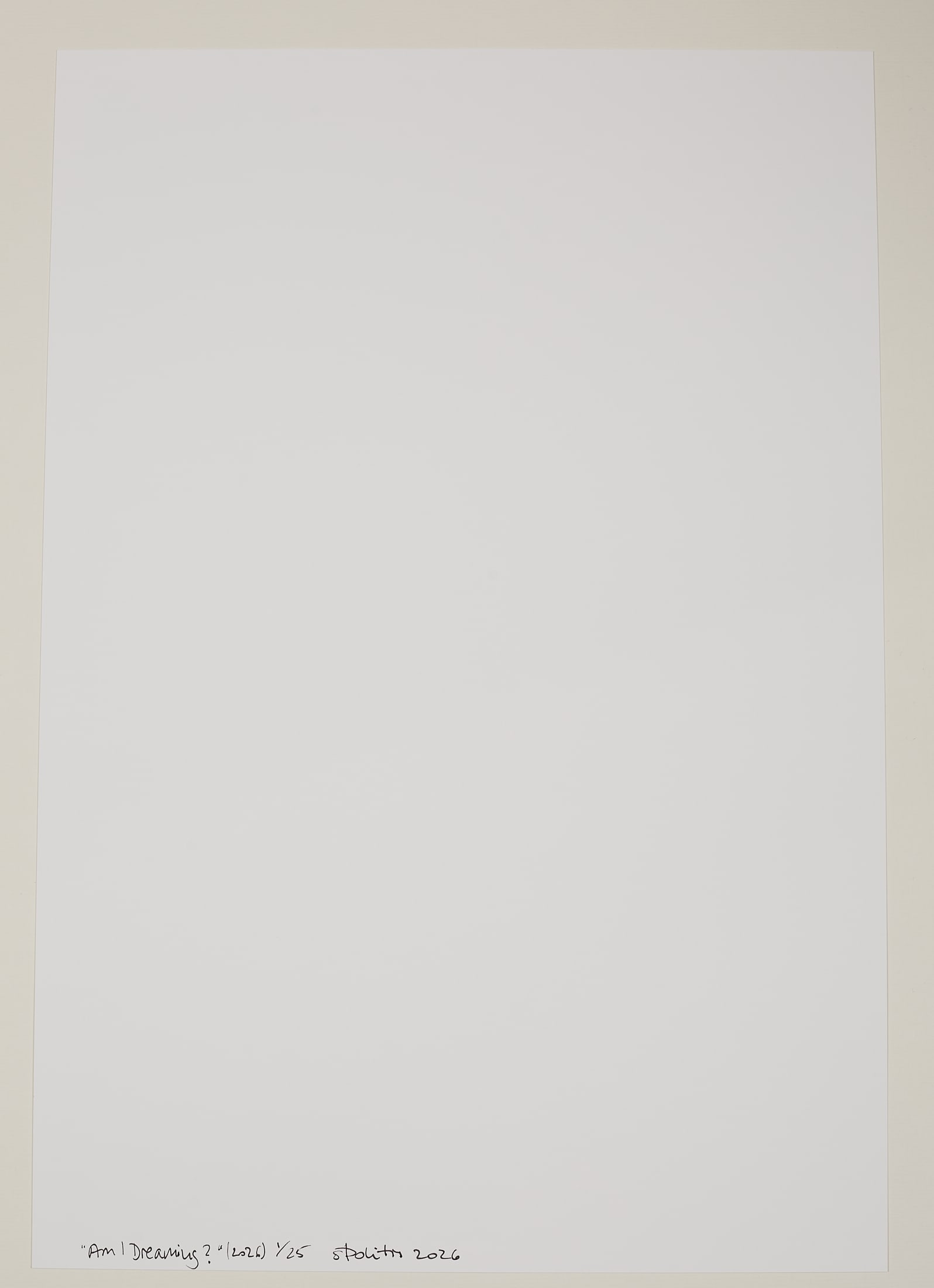 Am I Dreaming"(2026) 1/25 - 5