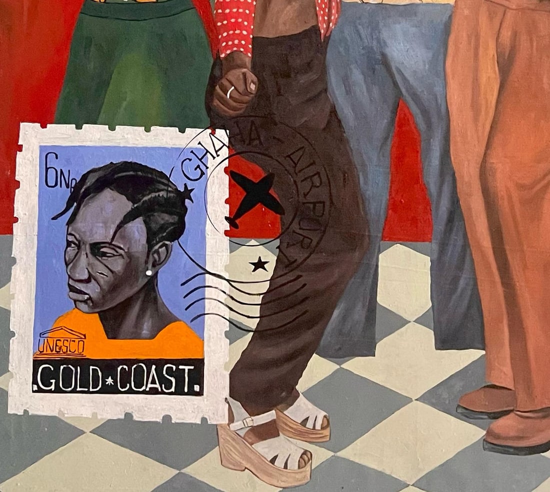 Morakinyo Femi, Disco Night - 21st Century, Contemporary, Figurative, Africa Party, Love, People, - 2