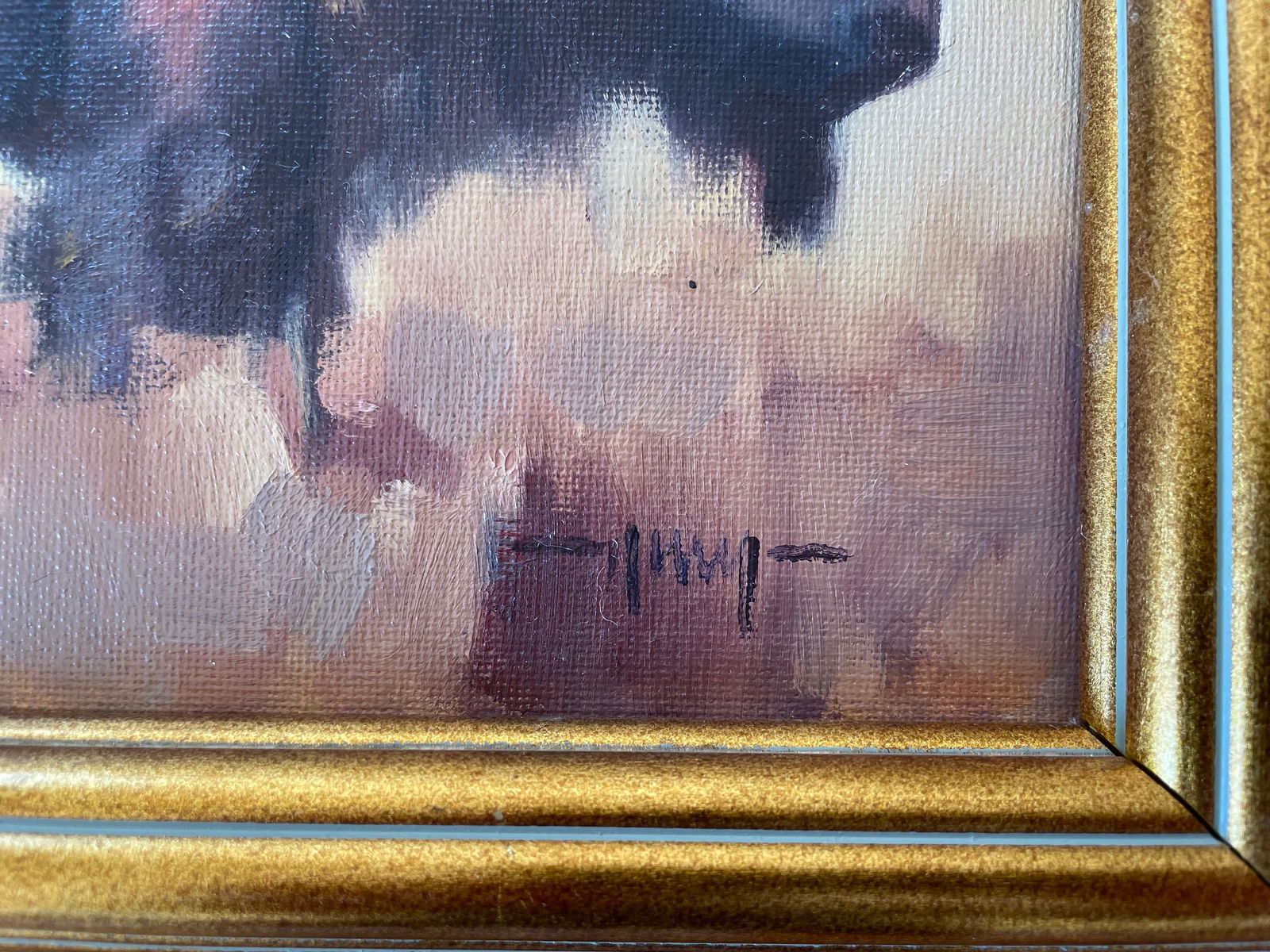 study for larger Bison painting - 2