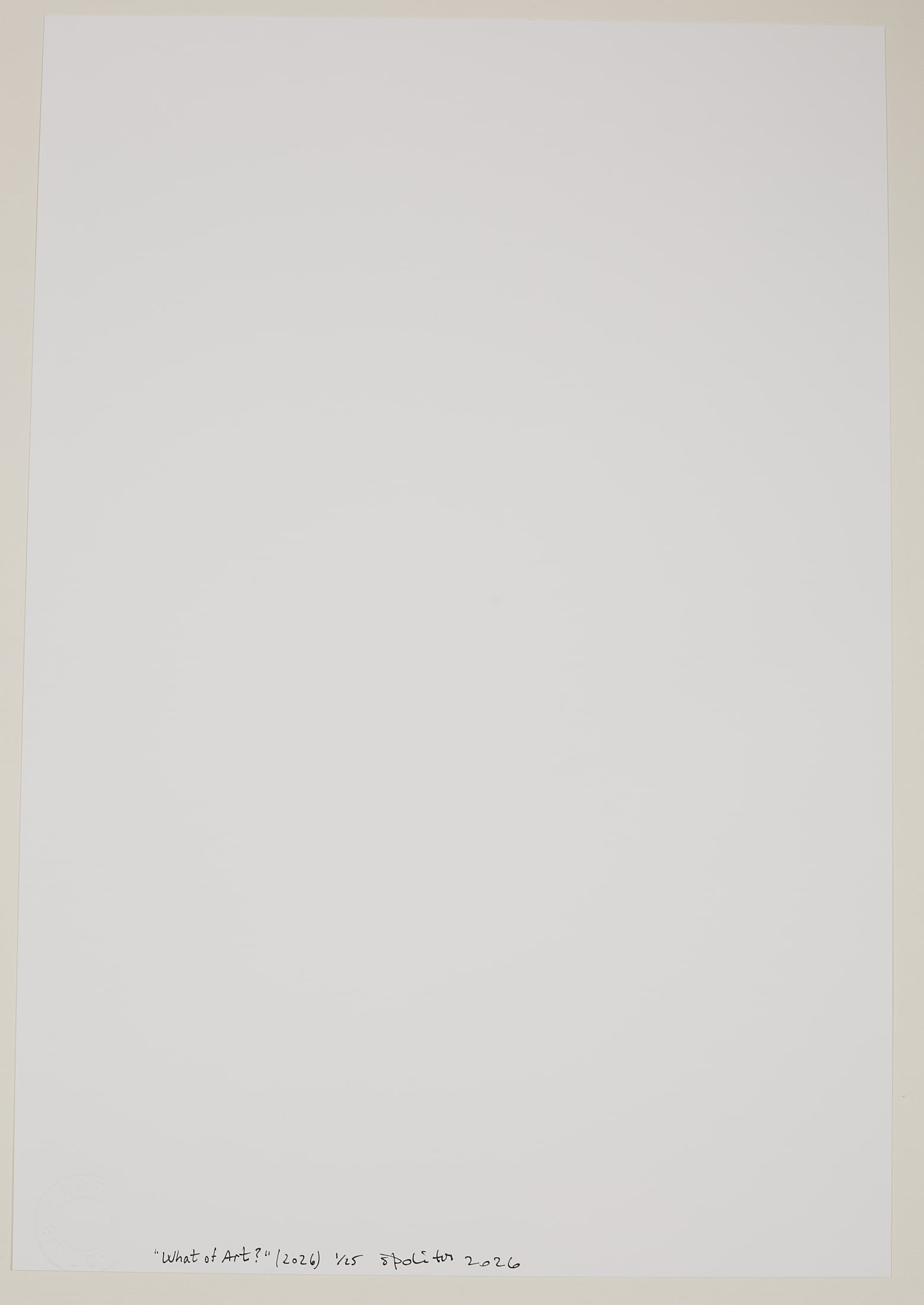 What of Art'(2026)1/25 - 6