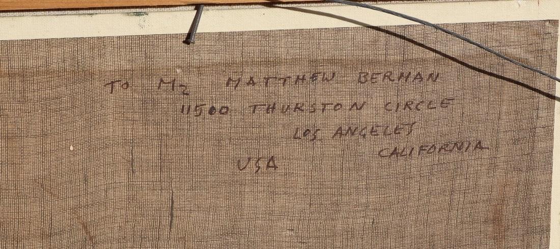 WILLIAM JURGEN HESTHAL Original Old Ink and Wash Drawing of Mexican Architecture - 8