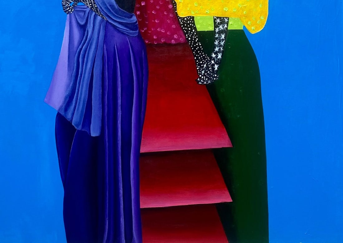 Samson Toba, 3 in 1 Beauty - 21st Century, Contemporary, Figurative Portrait, African Women, 2024 - 3