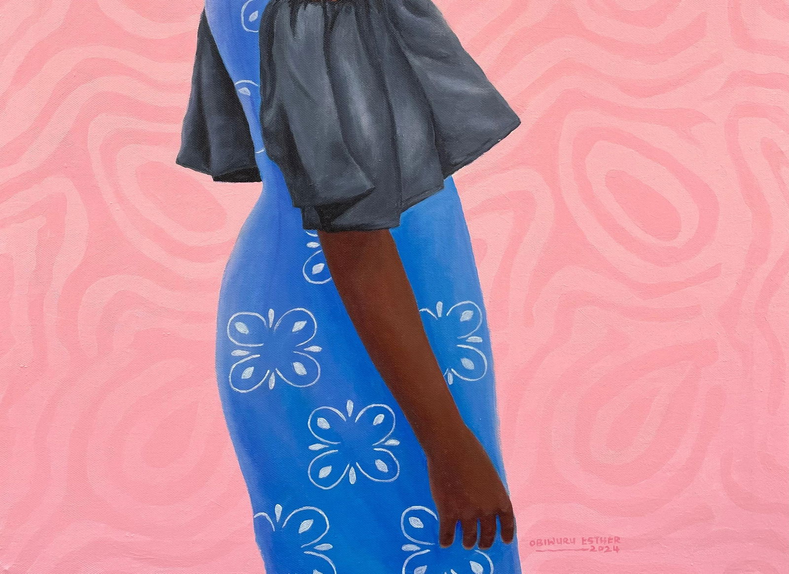 Esther Obiwuru, Resilience - 21st Century, Contemporary, Figurative, Portrait, Women, Africa, 2024 - 2