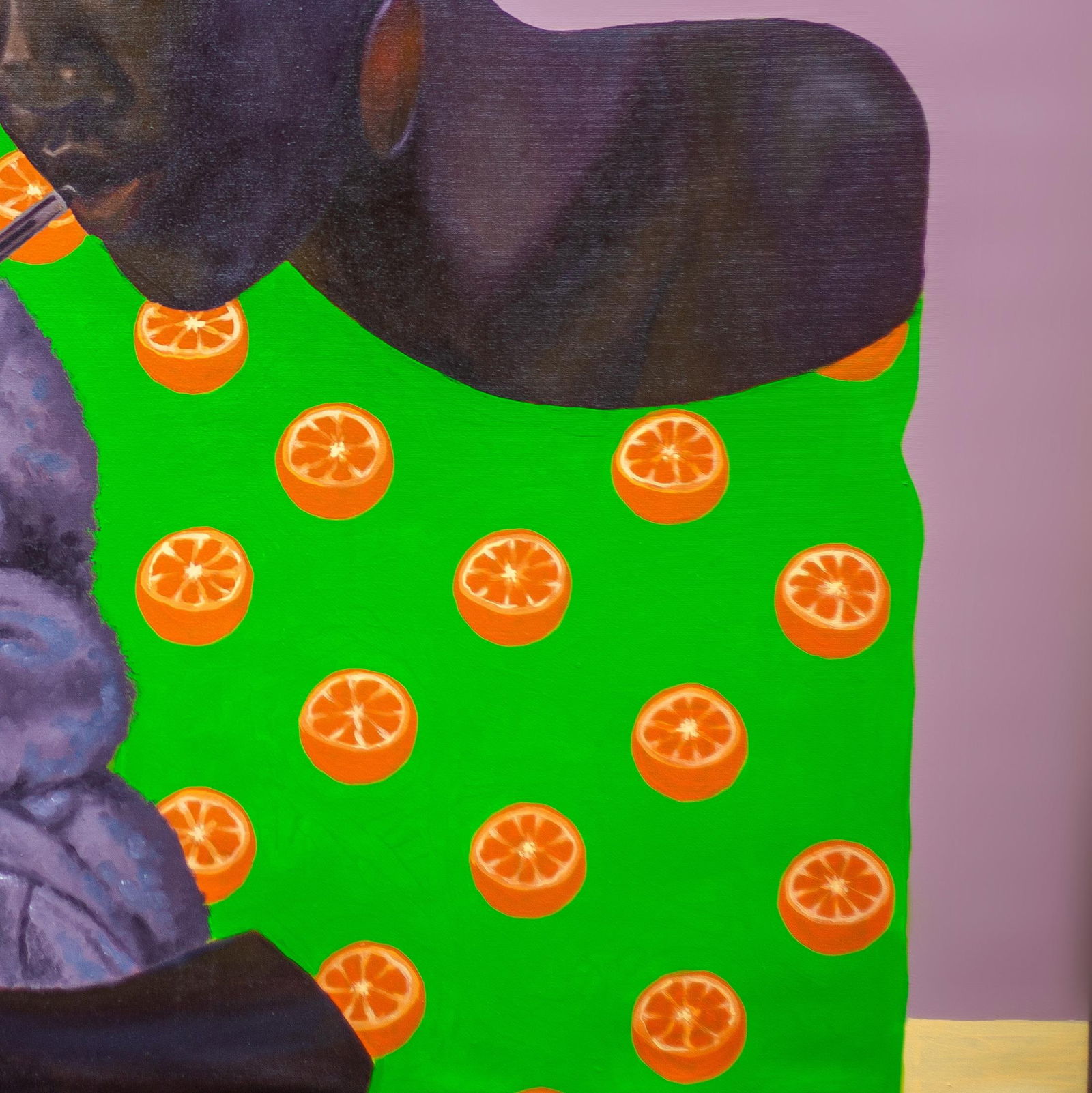 Babatunde Adeogun, Looking Forward - 21st Century, Contemporary, Figurative Portrait, Africa Women, - 9