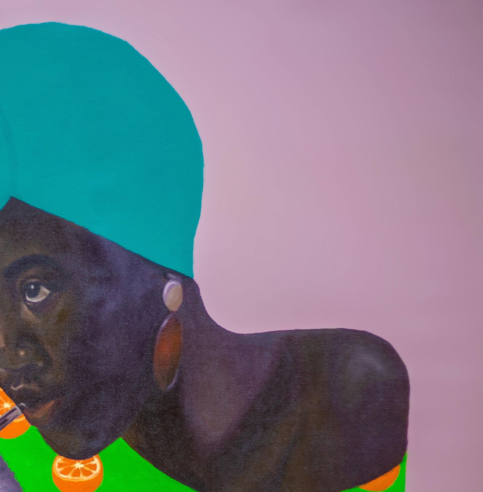 Babatunde Adeogun, Looking Forward - 21st Century, Contemporary, Figurative Portrait, Africa Women, - 7