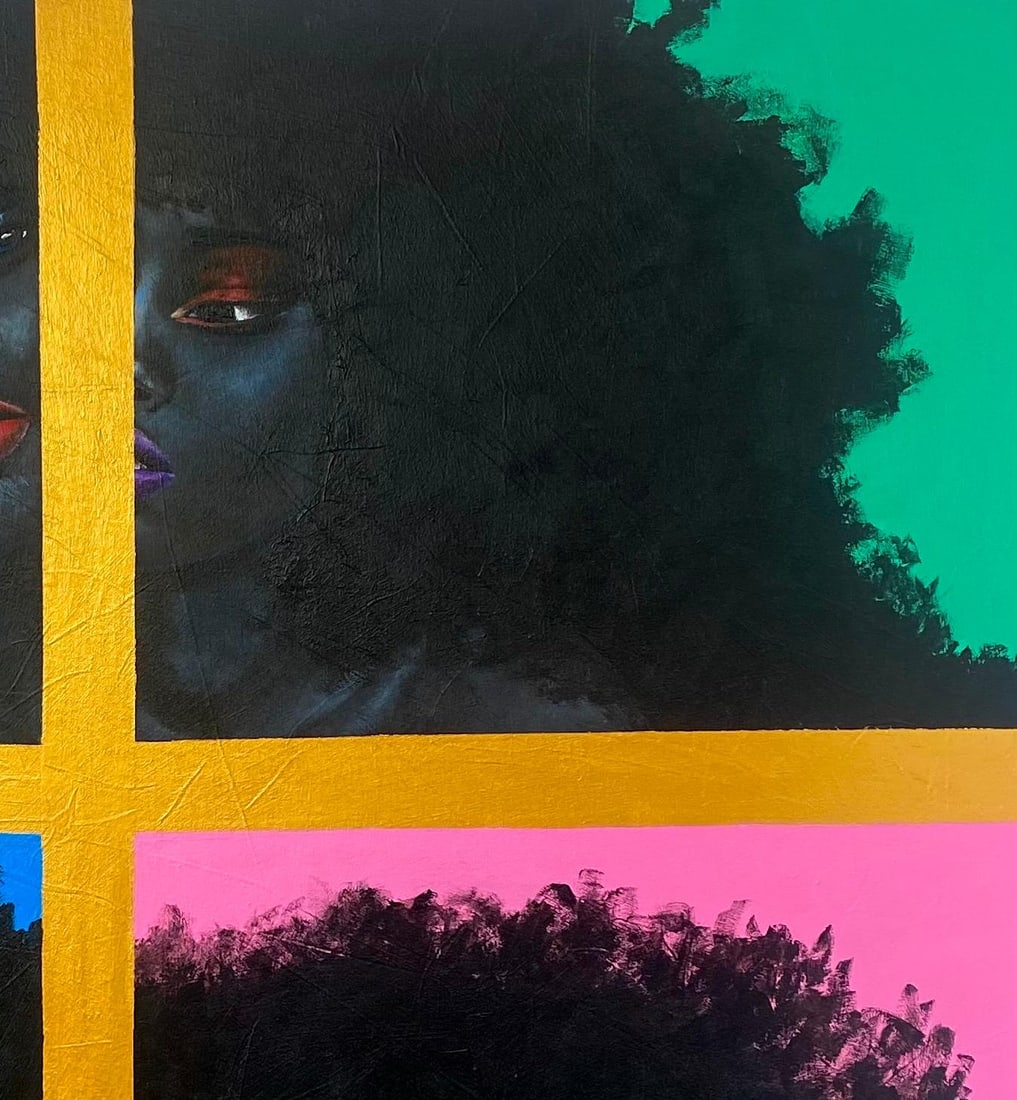 Samson Toba, Face and Phases - 21st Century, Contemporary, Figurative Portrait, African Women, 2024 - 7