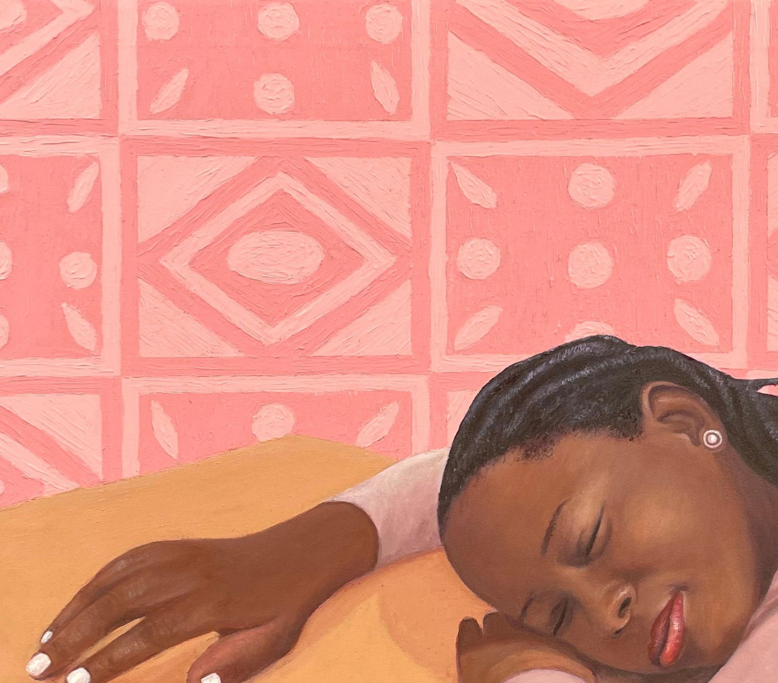 Esther Obiwuru, Inner Peace - 21st Century, Contemporary, Figurative, Portrait, Women, Africa, 2024 - 11