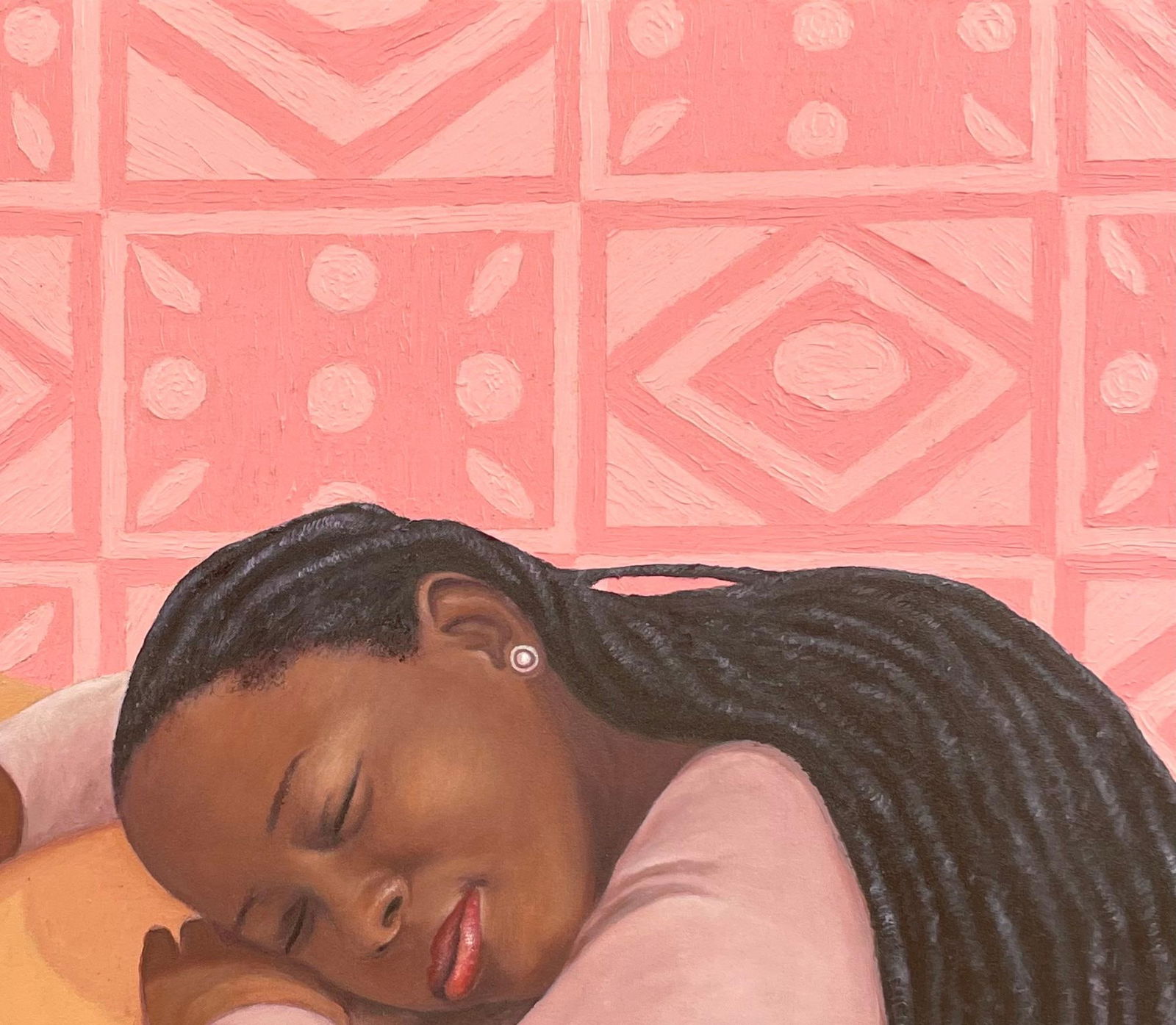 Esther Obiwuru, Inner Peace - 21st Century, Contemporary, Figurative, Portrait, Women, Africa, 2024 - 12