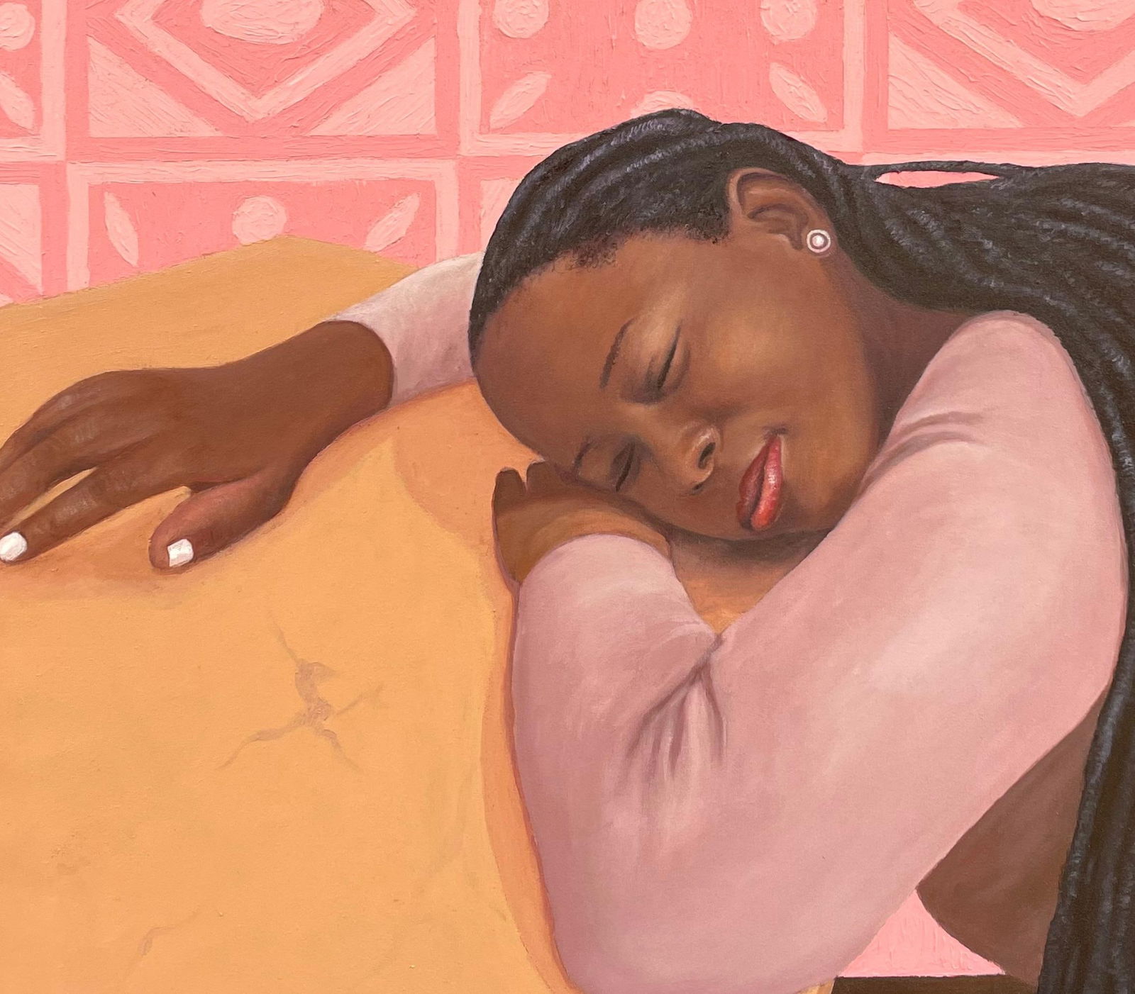 Esther Obiwuru, Inner Peace - 21st Century, Contemporary, Figurative, Portrait, Women, Africa, 2024 - 3