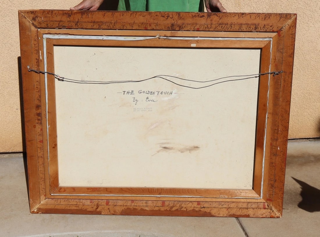 RICHARD JUDSON ZOLAN Original oil painting Still Life with Flowers and Figurines - 5