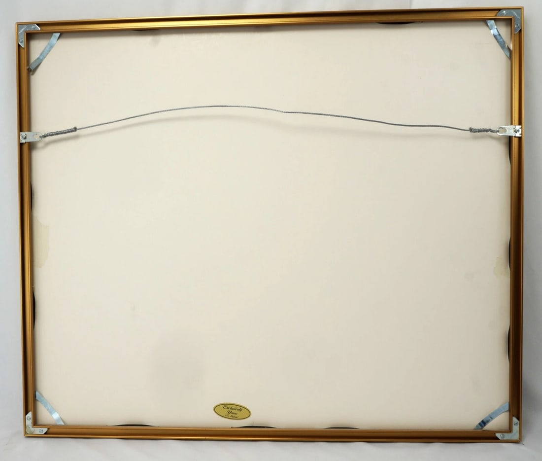 Framed Signed Lithograph Wind Warrior - 6