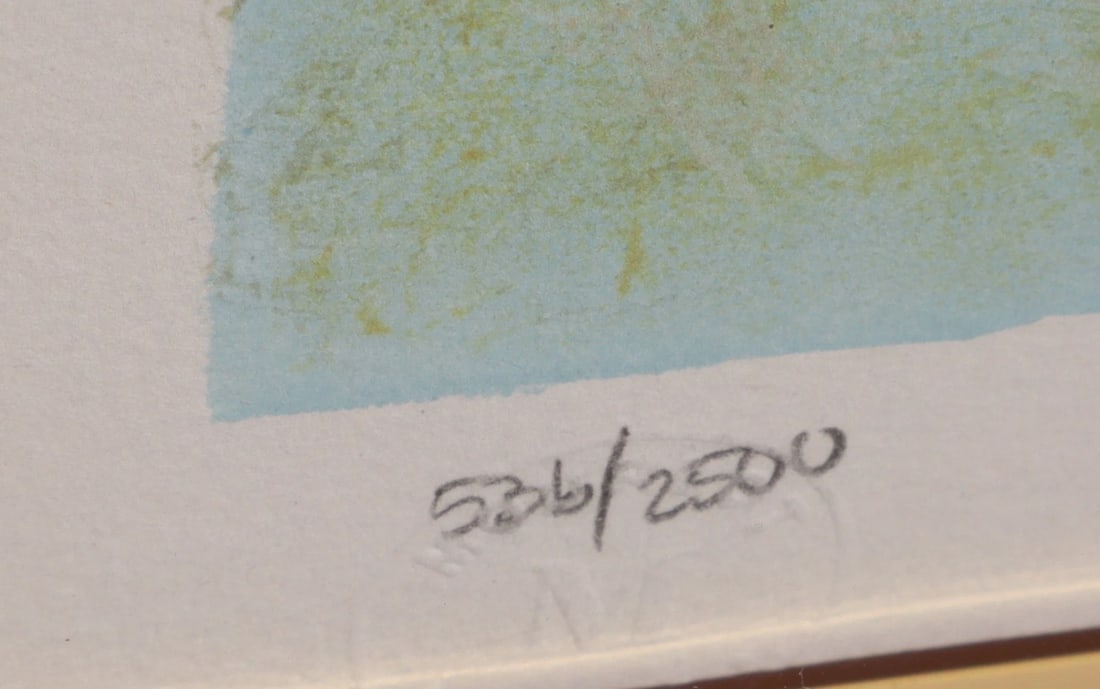 Alexandra Nechita Color Lithograph My Torch Shall Guide Me 1996 536/2500 - 6