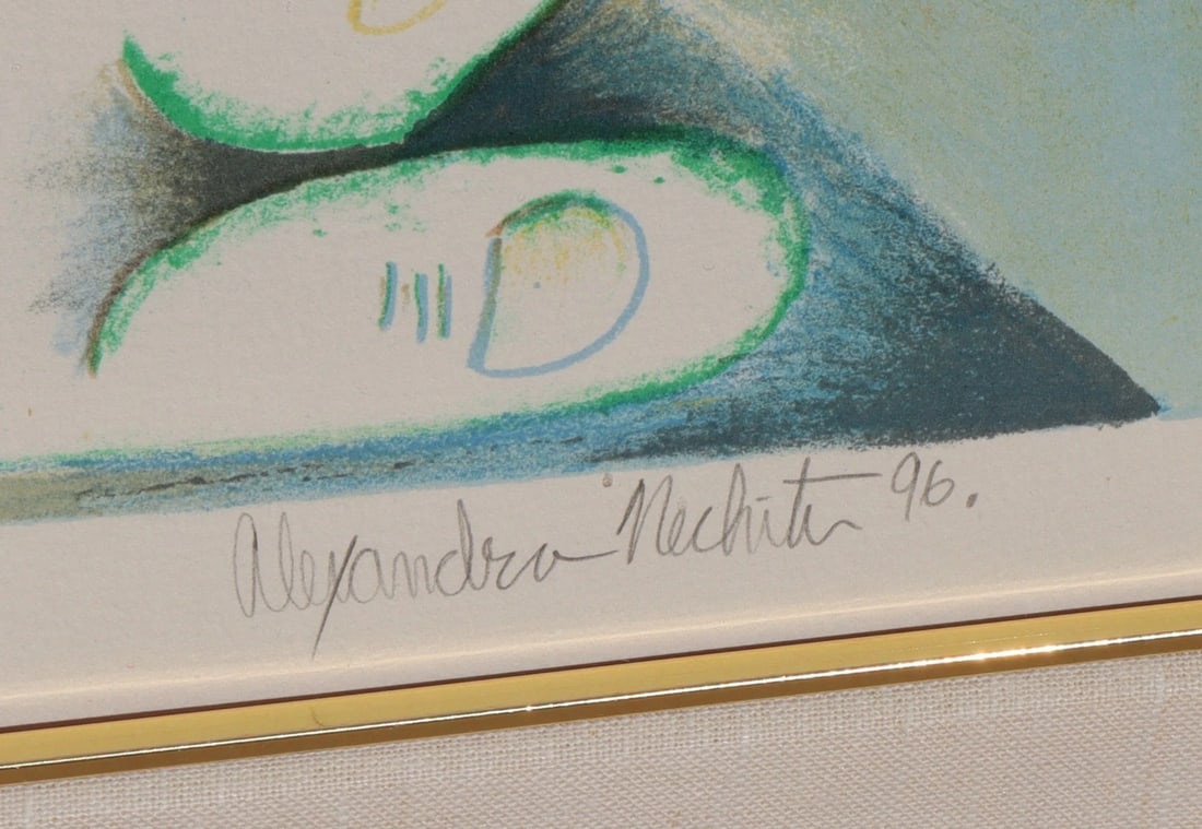 Alexandra Nechita Color Lithograph My Torch Shall Guide Me 1996 536/2500 - 7