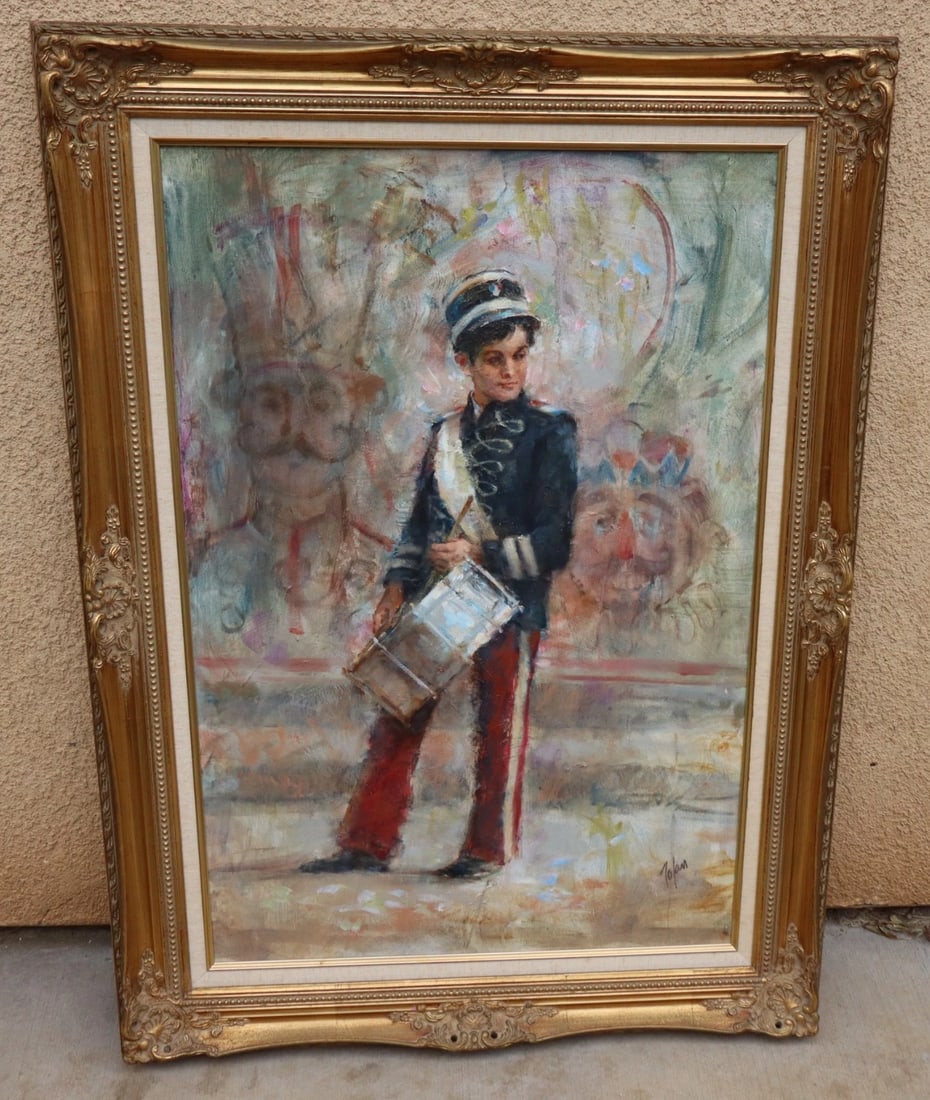 RICHARD JUDSON ZOLAN Original oil painting Balloon Vendor - 2