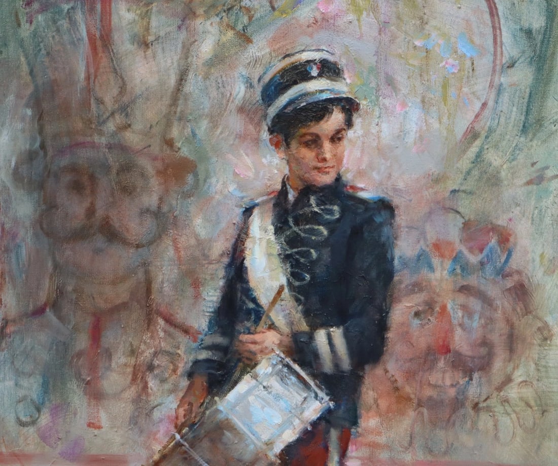 RICHARD JUDSON ZOLAN Original oil painting Balloon Vendor - 4