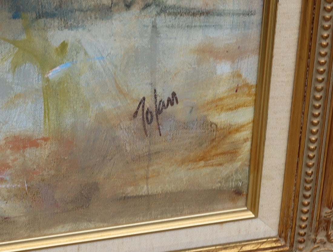 RICHARD JUDSON ZOLAN Original oil painting Balloon Vendor - 5