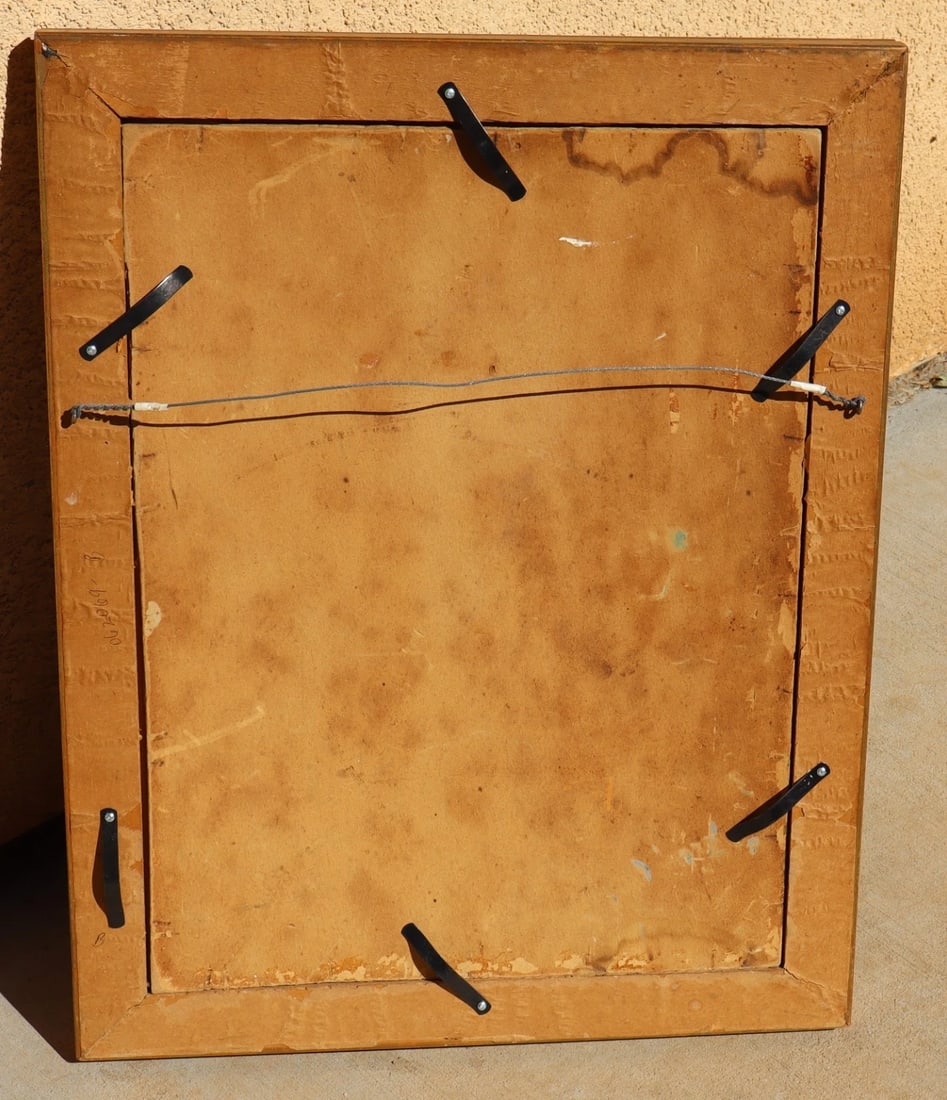 AMERICO MAKK Original oil painting Portrait of a Lady As IS - 6