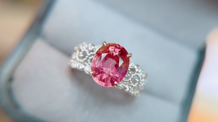 18K Gold Tourmaline Ring, Total 3.54g, 2.3ct Tourmaline - 3