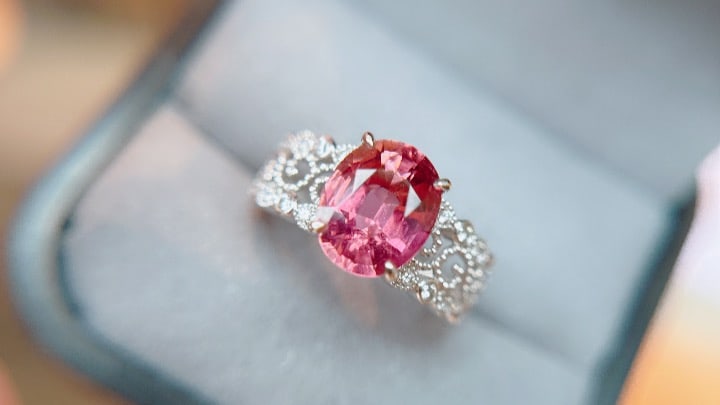 18K Gold Tourmaline Ring, Total 3.54g, 2.3ct Tourmaline - 5