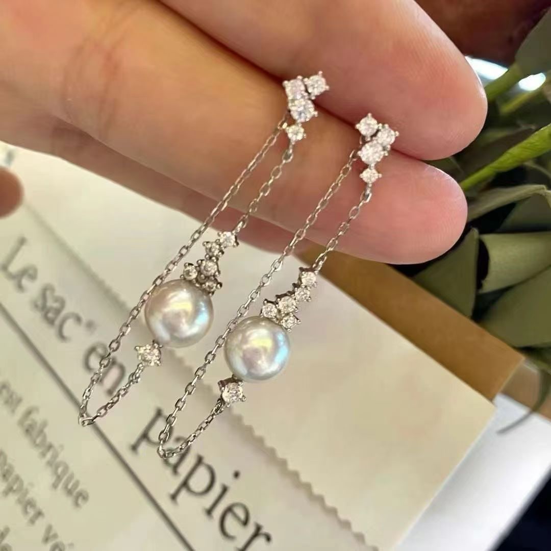 Sterling Silver Jewelry with 8-9mm Near-Round Freshwater Pearls - 2