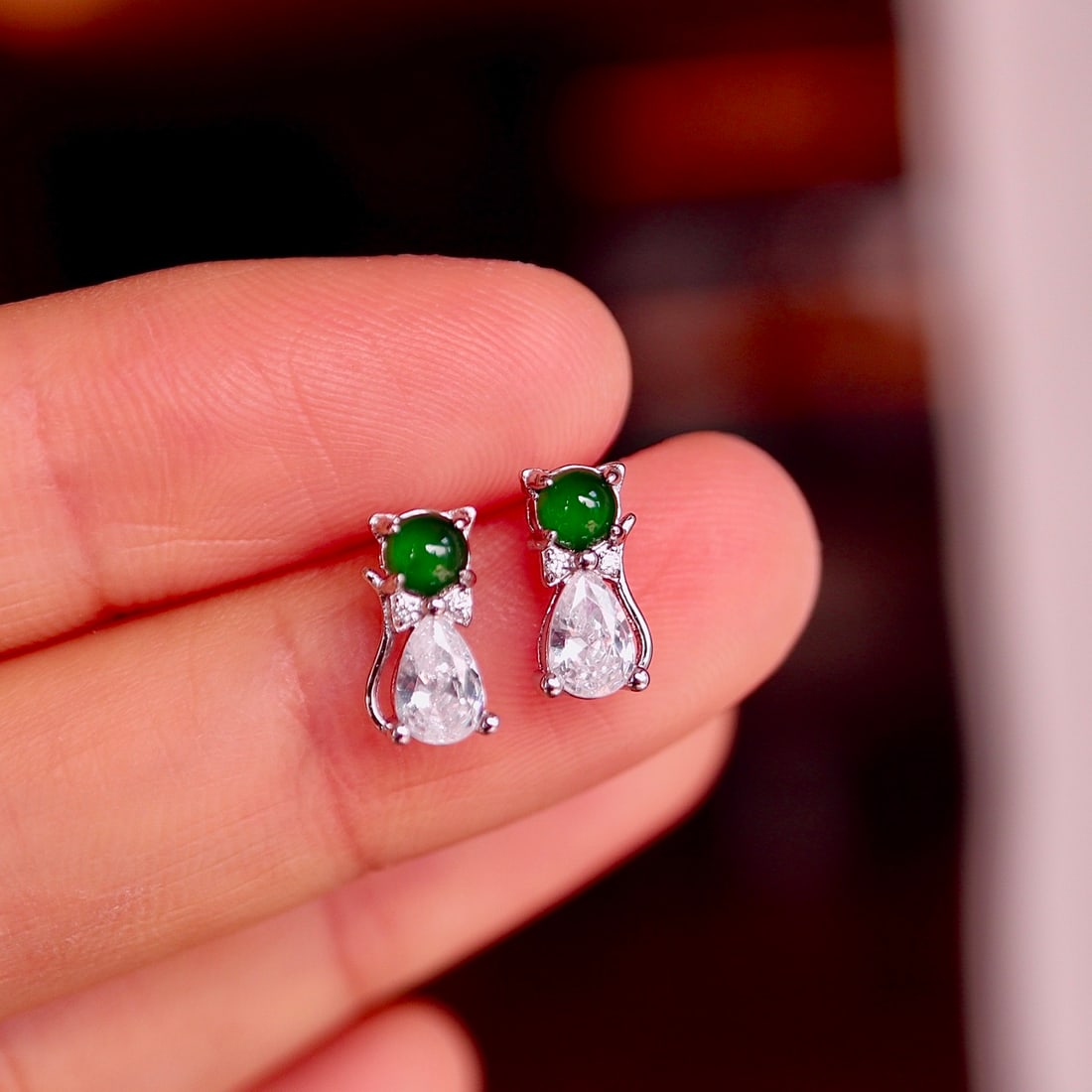 Starry Sky Sterling Silver Ring with 8-8.5mm Akoya Pearls - 9