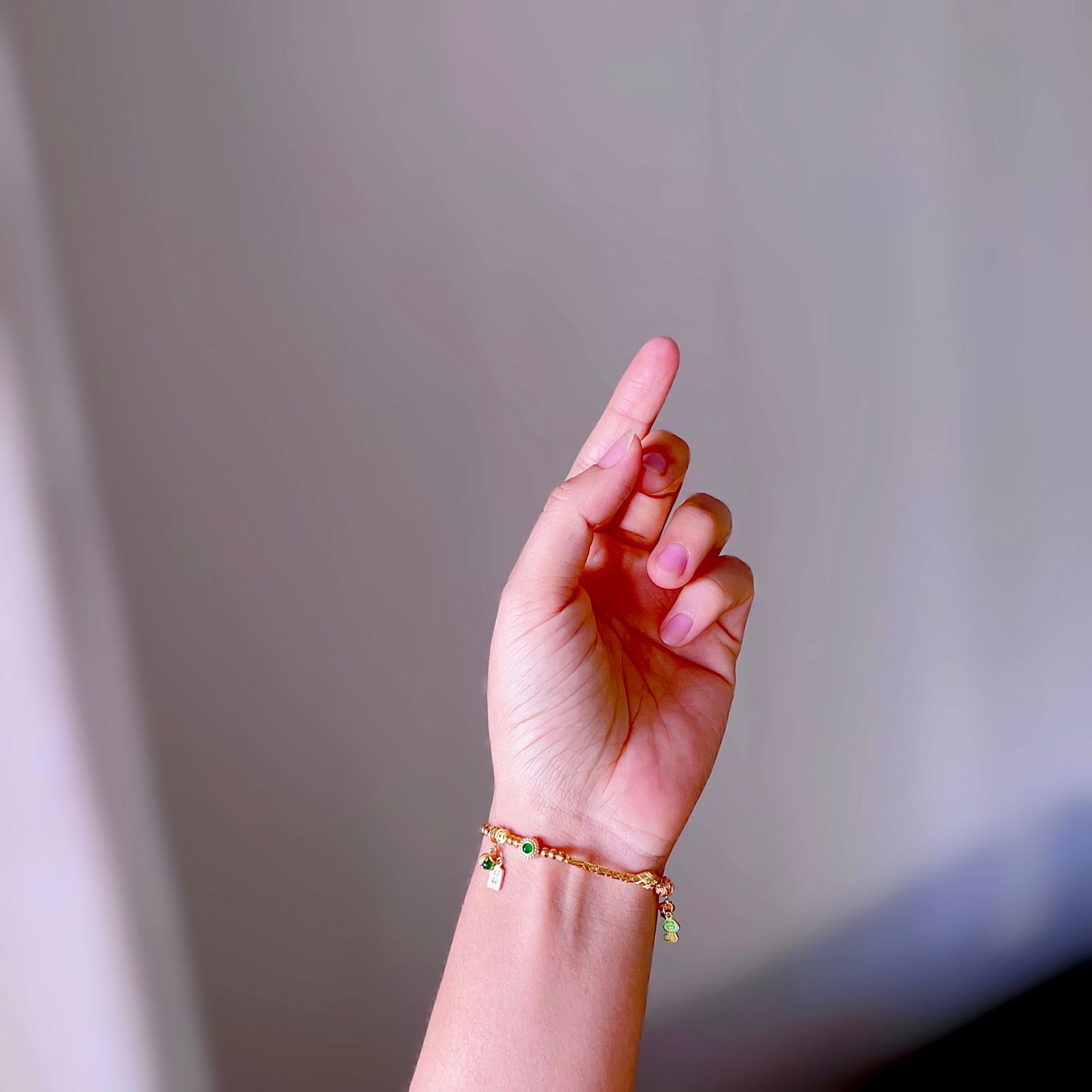 Natural Titanium Crystal Square Ring with 18K Gold and Diamond Inlay, 13x12mm - 8