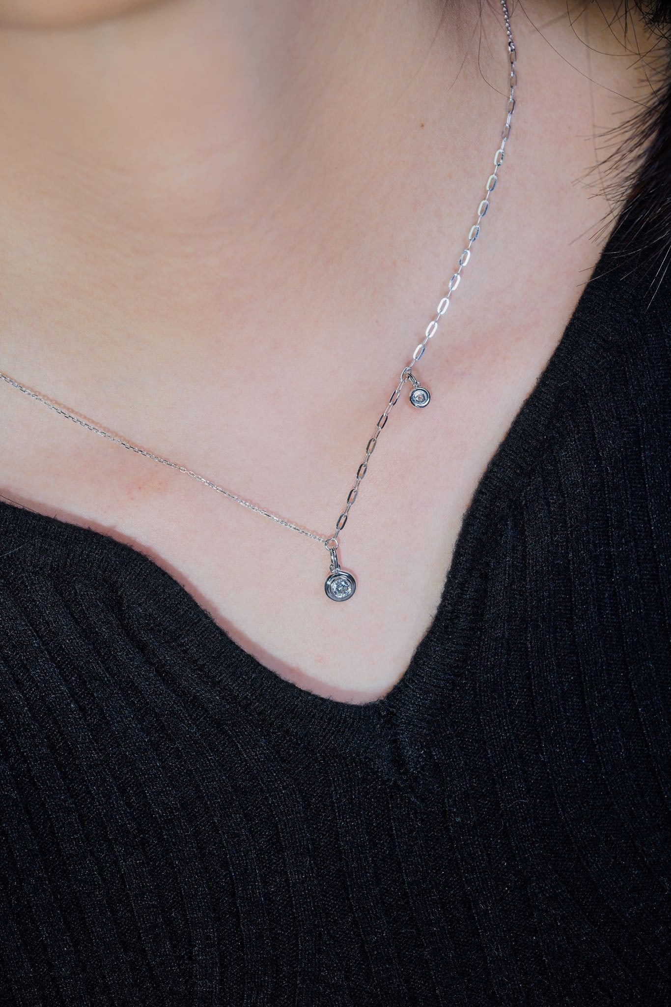 Natural Four-Season Rainbow Phantom Quartz Bracelet, 13+mm Beads, 50g, Transparent Crystal - 8