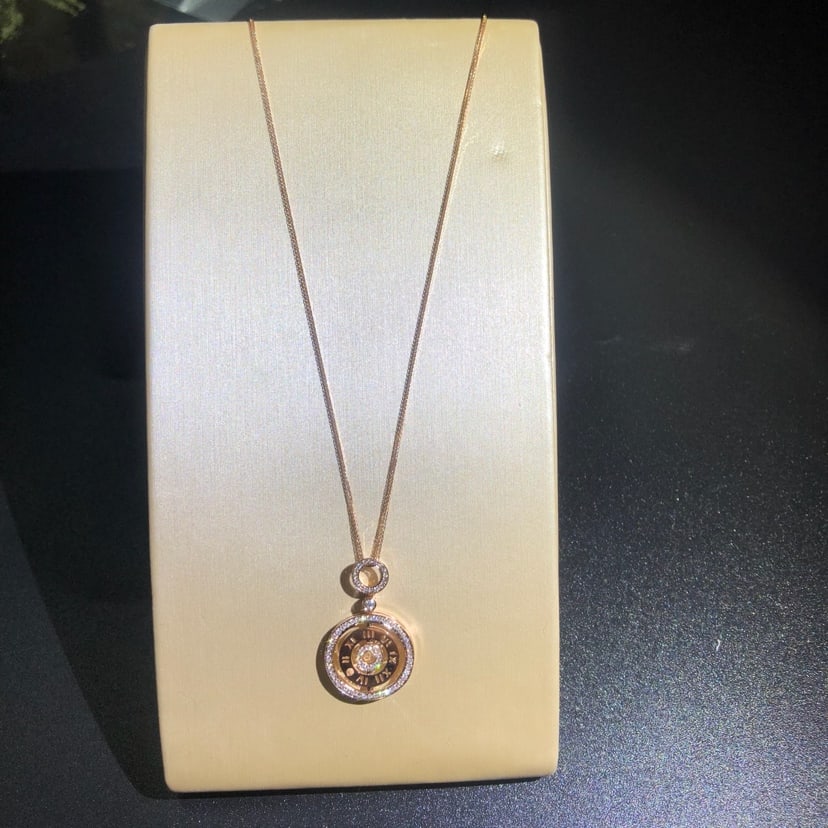 18K Gold Natural Sapphire Necklace with Diamonds, 7.5ct, 7.70g - 10