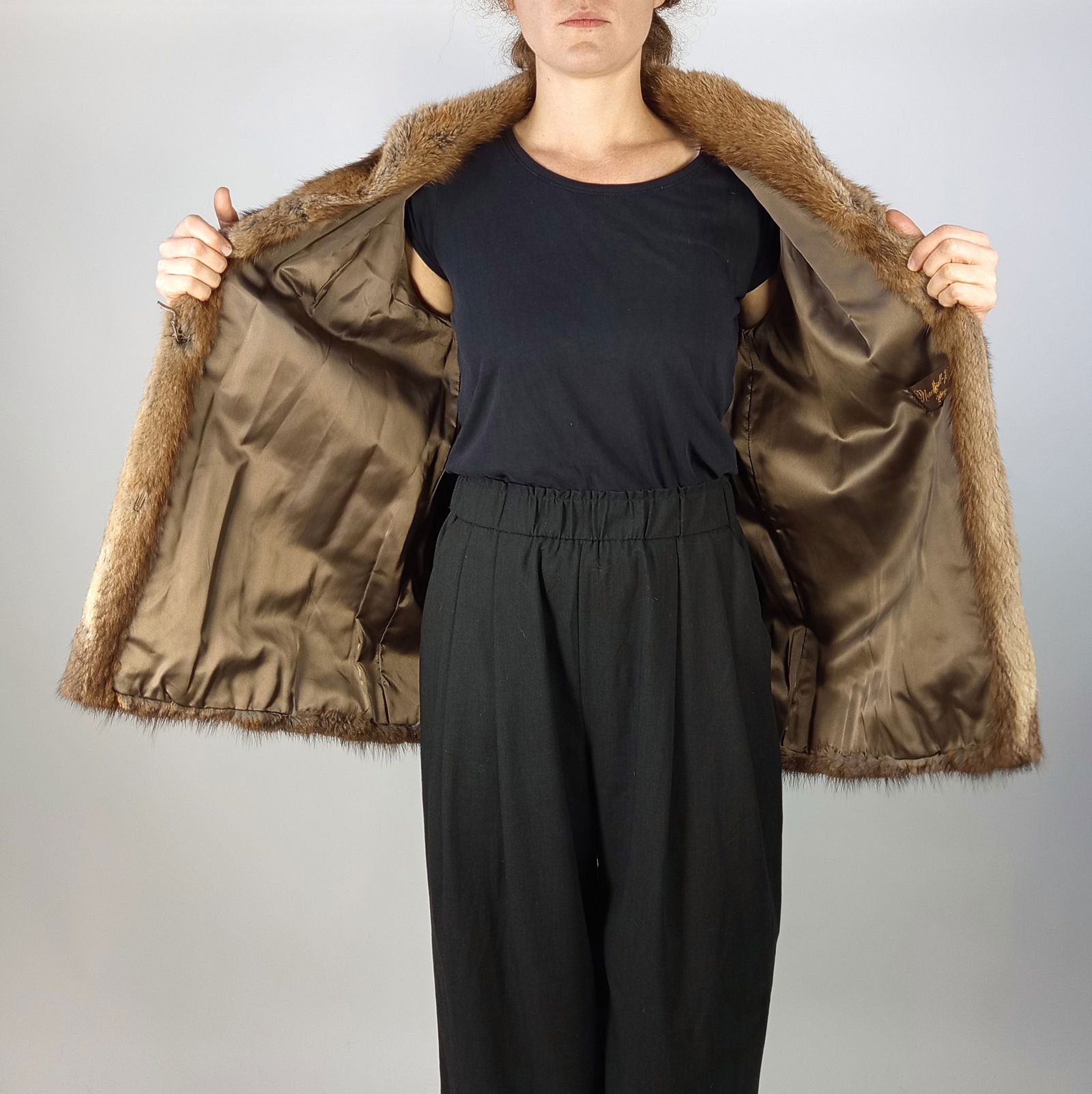 BISAM FUR JACKET EU: L - US:16 - 12