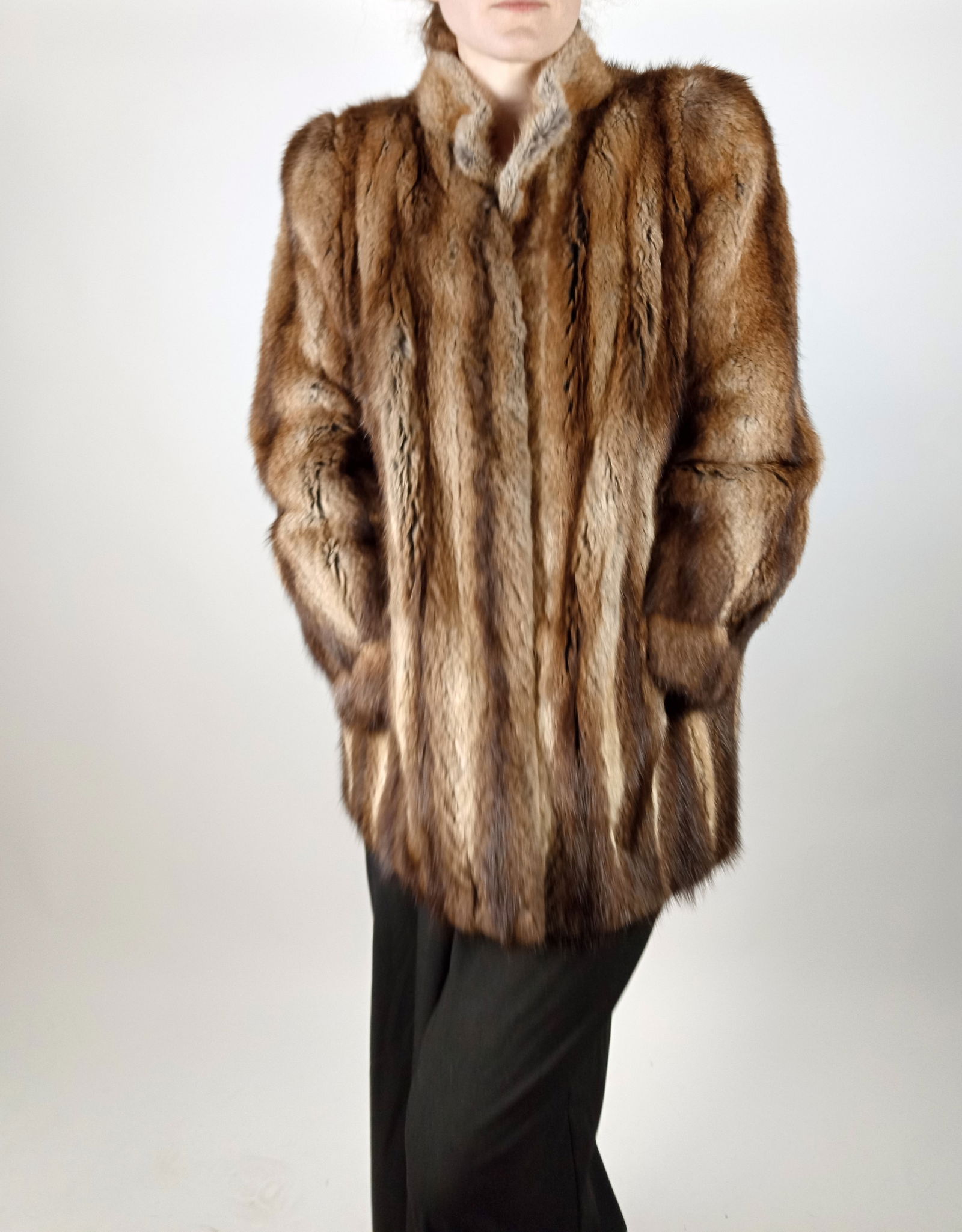 BISAM FUR JACKET EU: L - US:16 - 5