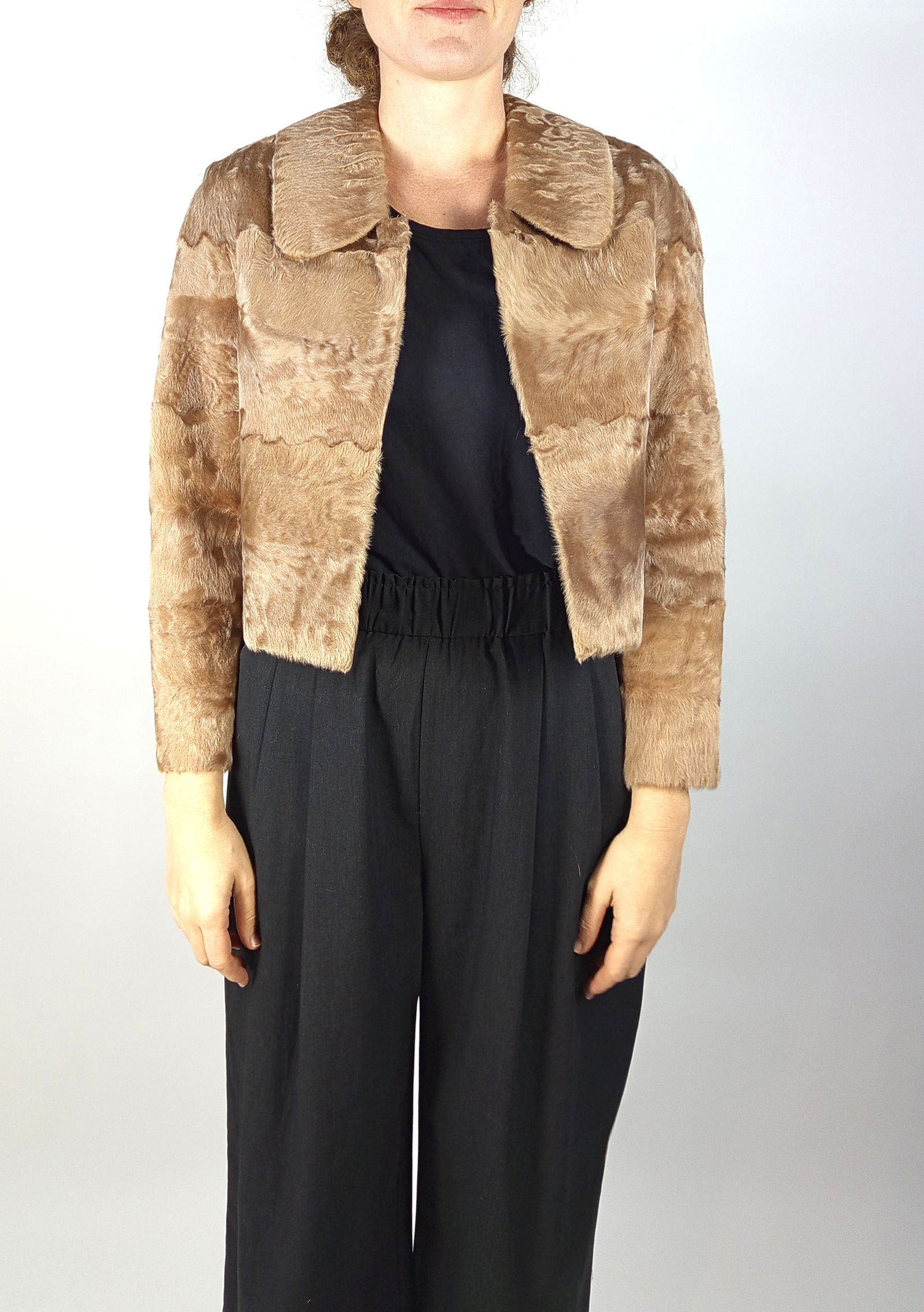 GOLDEN LAMB FUR JACKET EU: M - US:14 - 5