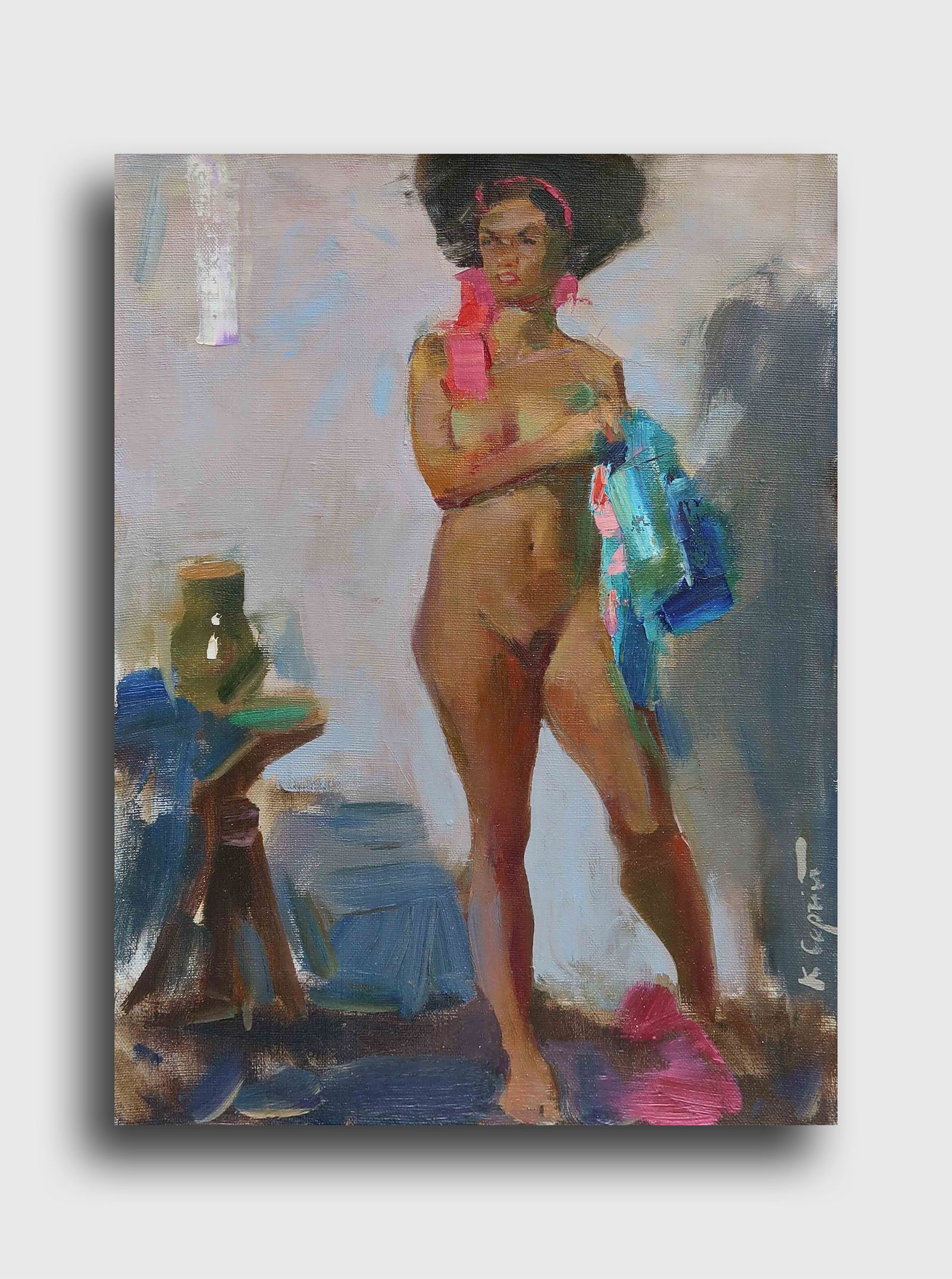 Oil painting mulatto Serg Kovalenko - 2