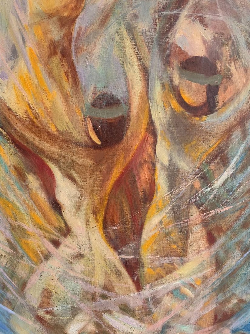 Oil painting dance Maria Mitrick - 2