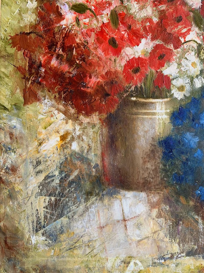 Oil painting buy flowers please Maria Mitrick - 5