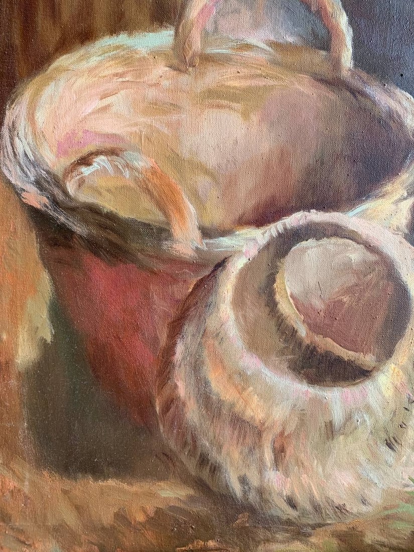 Oil painting Red vine Maria Mitrick - 5