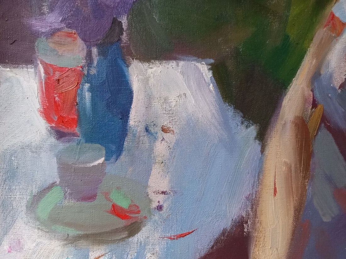 Oil painting Tanyusha dreamed Alex Ditriev - 8