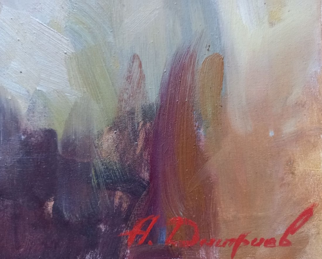 Oil painting Dinner Alex Ditriev - 11